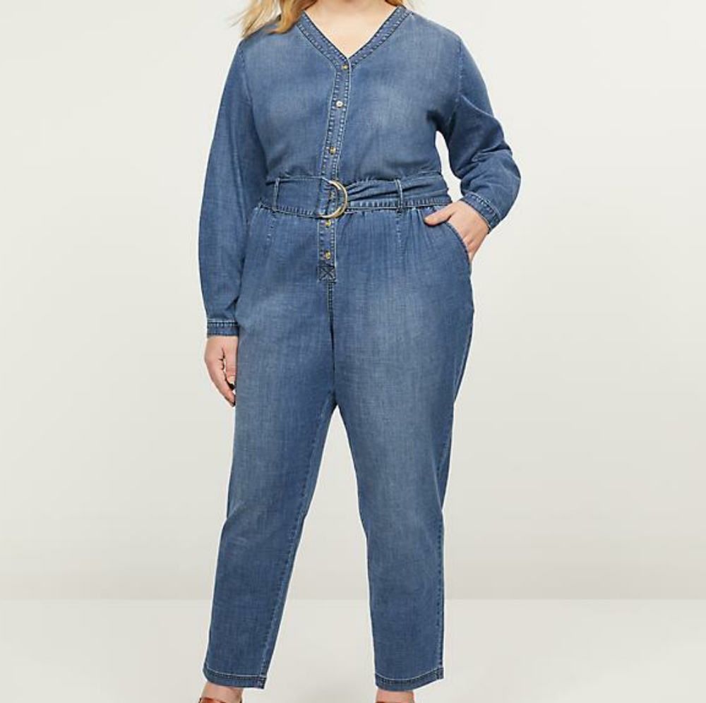 Lane Bryant Denim Jumpsuit